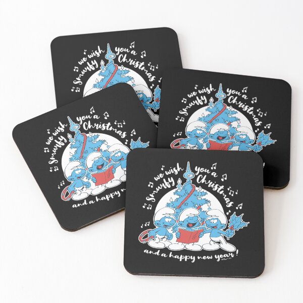 Item preview, The Smurfs Christmas Singing Carols By The Tree Group Shot Essential  designed and sold by circliqueart.