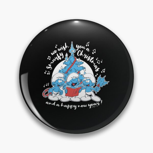Item preview, The Smurfs Christmas Singing Carols By The Tree Group Shot Essential  designed and sold by circliqueart.