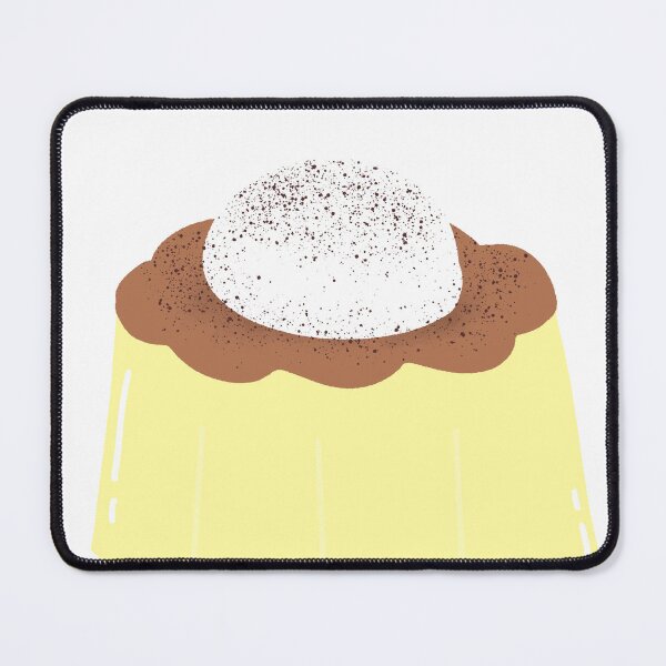 Item preview, Creamy Custard Pudding With Whipped Cream designed and sold by raun.draw.