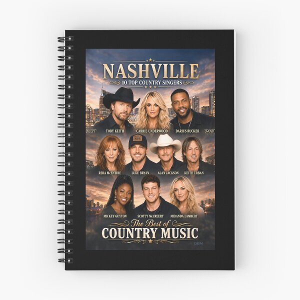 Item preview, NASHVILLE 10 TOP COUNTRY MUSIC SINGERS Oversized  designed and sold by Jessicalcl.
