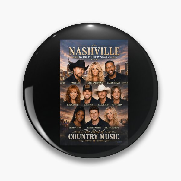 Item preview, NASHVILLE 10 TOP COUNTRY MUSIC SINGERS Oversized  designed and sold by Jessicalcl.