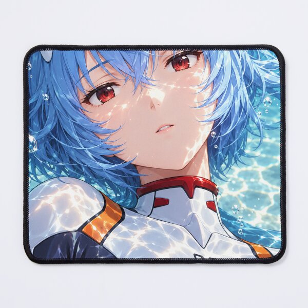Item preview, Rei Ayanami – Azure Serenity designed and sold by Pixel Sakura Gallery.