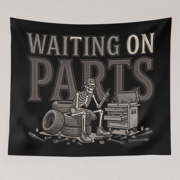 Item preview, Waiting On Parts Funny Project Car Mechanic designed and sold by ArtDesignTp.