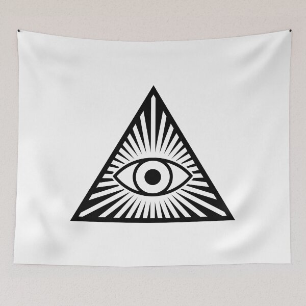 Item preview, 1984 All Seeing Eye V3 (On White) designed and sold by STUDIO-72.