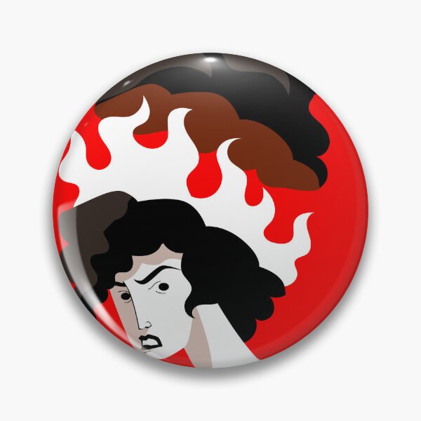 Item preview, woman with repressed anger erupting with fire from her head designed and sold by matintheworld ( delcarmat ).