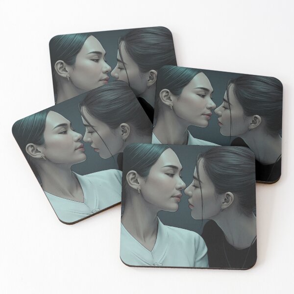 Item preview, BS PT BinOon Phim & Bulan Longing Soul Khom Thai GL Series Actress Lgbtq+ Comic Book Art Home Wall Decor Print Poster Pride TV Series Movie Music designed and sold by Mind Space.