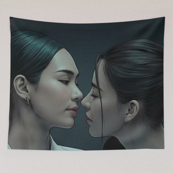 Item preview, BS PT BinOon Phim & Bulan Longing Soul Khom Thai GL Series Actress Lgbtq+ Comic Book Art Home Wall Decor Print Poster Pride TV Series Movie Music designed and sold by Mind Space.