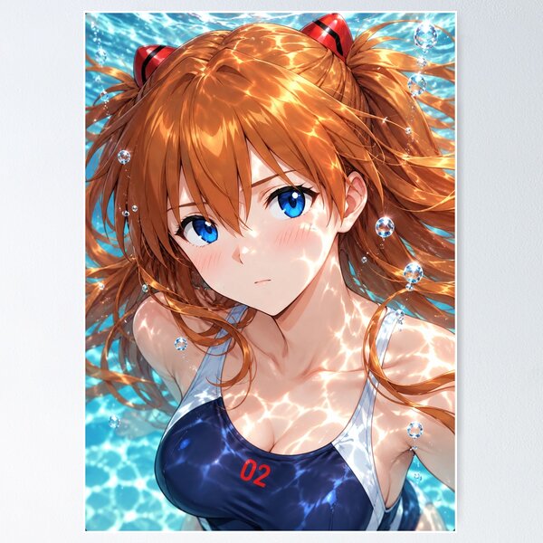 Item preview, Asuka Langley Soryu – Reflections of Azure designed and sold by Pixel Sakura Gallery.