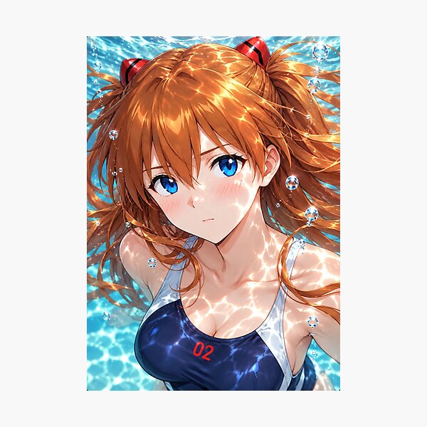 Item preview, Asuka Langley Soryu – Reflections of Azure designed and sold by Pixel Sakura Gallery.