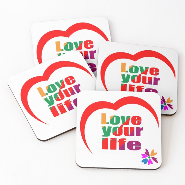 Item preview, colorful typography, positive mindset, self love design designed and sold by Carftora786.
