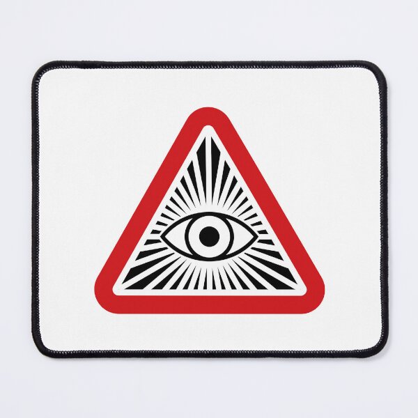 Item preview, 1984 All Seeing Eye (On White) designed and sold by STUDIO-72.