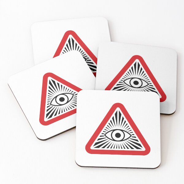 Item preview, 1984 All Seeing Eye (On White) designed and sold by STUDIO-72.