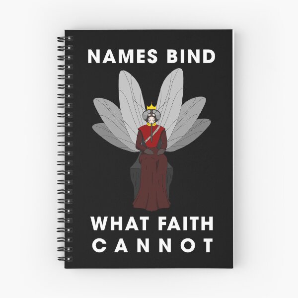 Item preview, “Names bind what faith cannot” quote designed and sold by SWARM Shop.