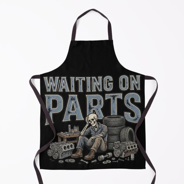 Item preview, Waiting On Parts Automobile Mechanic Skeleton designed and sold by ArtDesignTp.