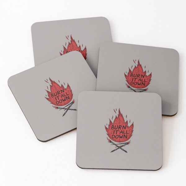 Item preview, Burn It All Down Matchstick Flame Slogan-46 designed and sold by KarimKanj.