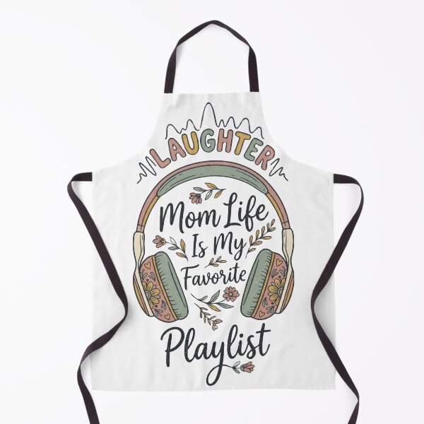 Item preview, Mom Life Favorite Playlist Headphone Design designed and sold by WearTheVibe Store.