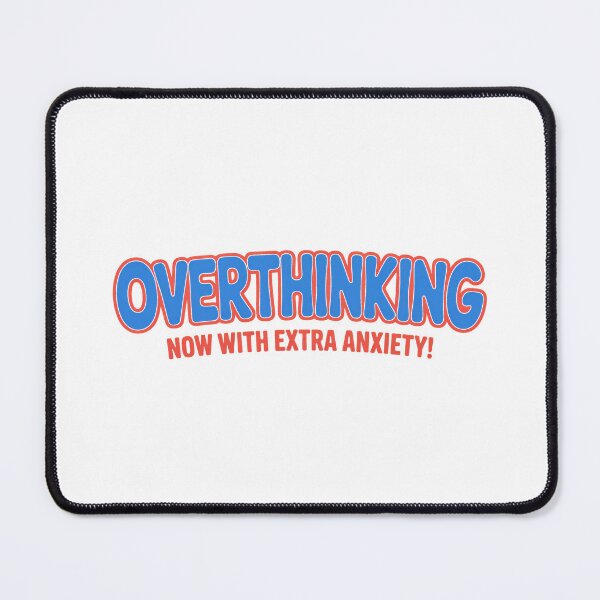 Item preview, Overthinking Now With Extra Anxiety – Funny Retro Comic Design designed and sold by LoFizzy.