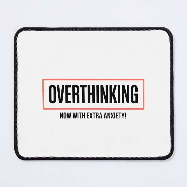 Item preview, Overthinking Now With Extra Anxiety – Funny Retro Comic Design designed and sold by LoFizzy.