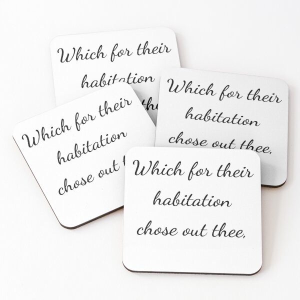 Item preview, “Which for their habitation chose out thee,” - handwriting black designed and sold by ariksworld.