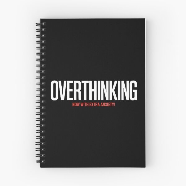 Item preview, Overthinking Now With Extra Anxiety – Funny Retro Comic Design designed and sold by LoFizzy.