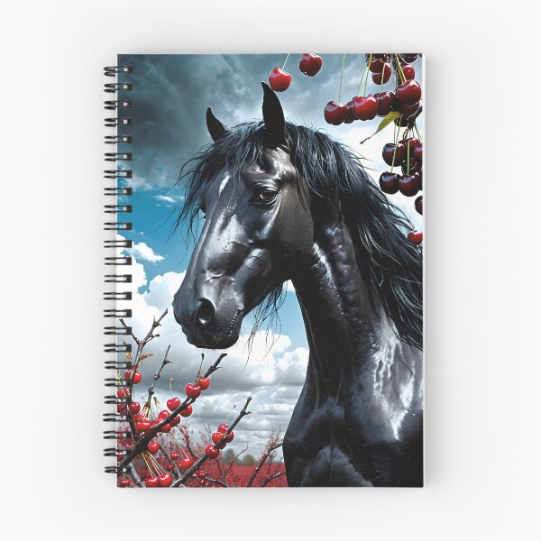 Item preview, But the big black horse said, "Look this way" - He said, "Hey lady, will you marry me?" 44 designed and sold by deep-sea-birds.