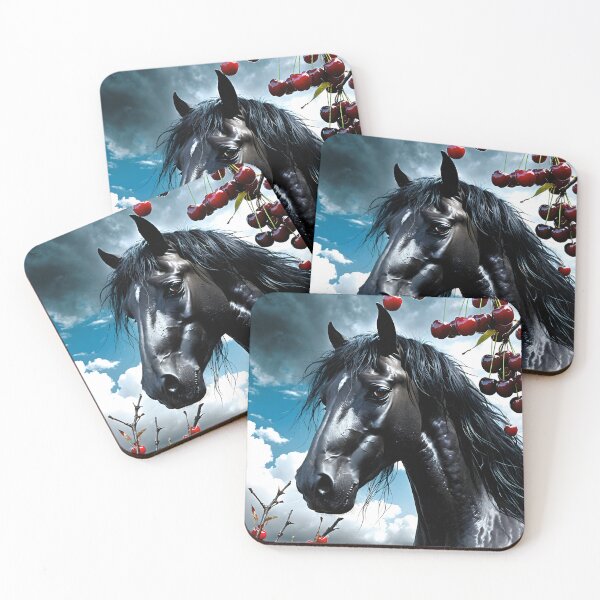 Item preview, But the big black horse said, "Look this way" - He said, "Hey lady, will you marry me?" 44 designed and sold by deep-sea-birds.