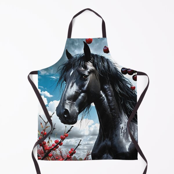 Item preview, But the big black horse said, "Look this way" - He said, "Hey lady, will you marry me?" 44 designed and sold by deep-sea-birds.