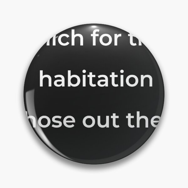Item preview, “Which for their habitation chose out thee,” - print white designed and sold by ariksworld.