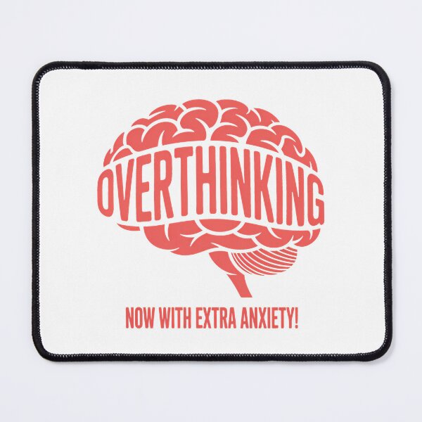 Item preview, Overthinking Now With Extra Anxiety – Funny Retro Comic Design designed and sold by LoFizzy.