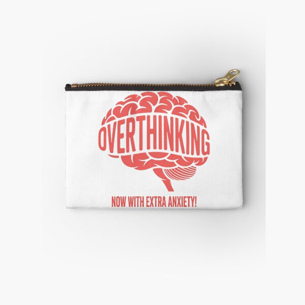 Item preview, Overthinking Now With Extra Anxiety – Funny Retro Comic Design designed and sold by LoFizzy.