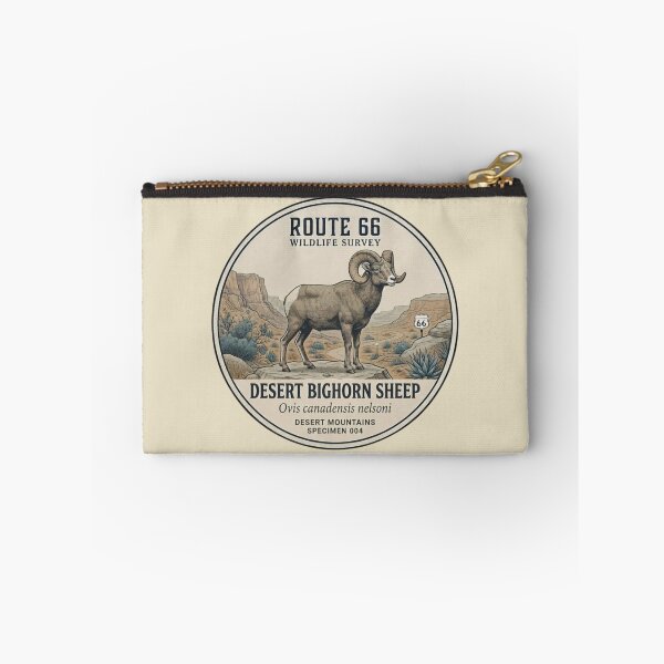 Item preview, Desert Bighorn Sheep Route 66 Wildlife Badge designed and sold by CalmCapy Co.