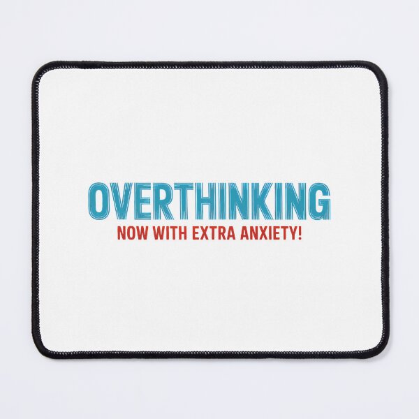Item preview, Overthinking Now With Extra Anxiety – Funny Retro Comic Design designed and sold by LoFizzy.