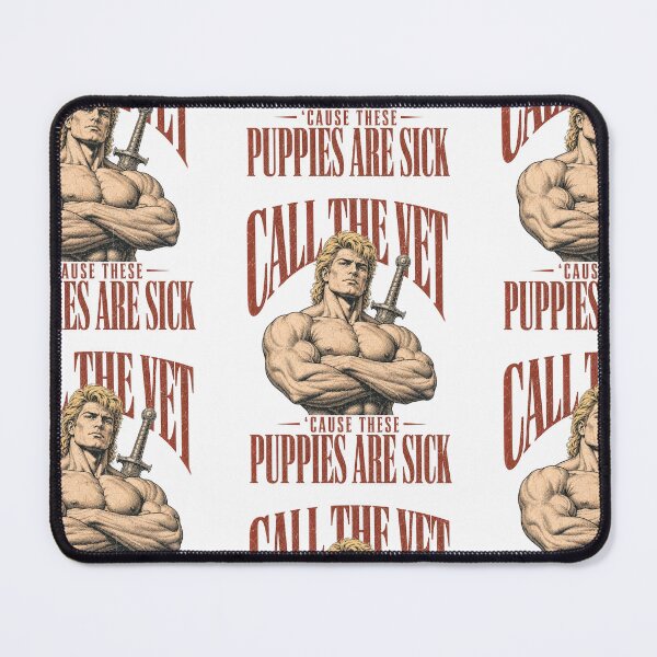 Item preview, Call The Vet These Puppies Are Sick Funny Gym Muscle Warrior Design designed and sold by DreamPetal.