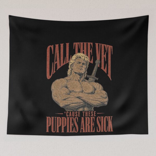 Item preview, Call The Vet These Puppies Are Sick Funny Gym Muscle Warrior Design designed and sold by DreamPetal.