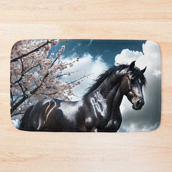 Item preview, But the big black horse said, "Look this way" - He said, "Hey lady, will you marry me?" 45 designed and sold by deep-sea-birds.