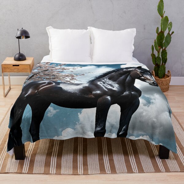 Item preview, But the big black horse said, "Look this way" - He said, "Hey lady, will you marry me?" 45 designed and sold by deep-sea-birds.