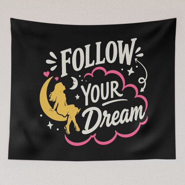 Item preview, Follow Your Dream Moon designed and sold by Emilykerryart.