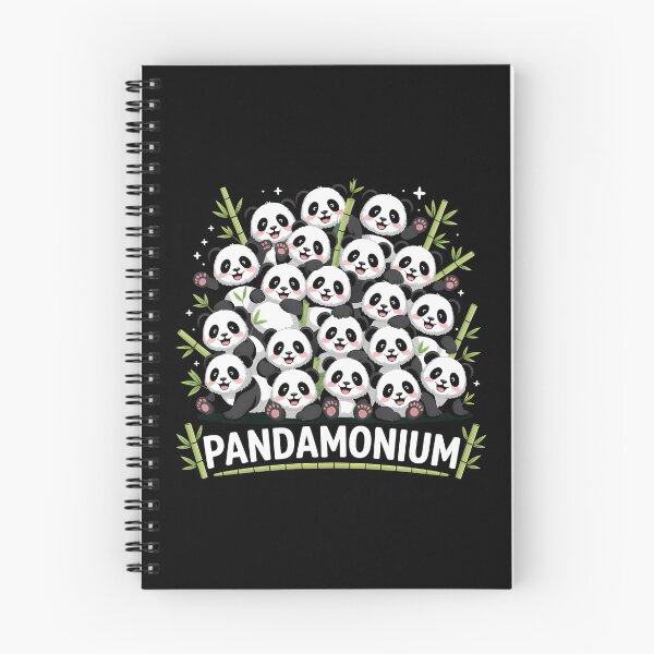 Item preview, Pandamonium – Cute Panda Bear Pile Pun Design designed and sold by LoFizzy.