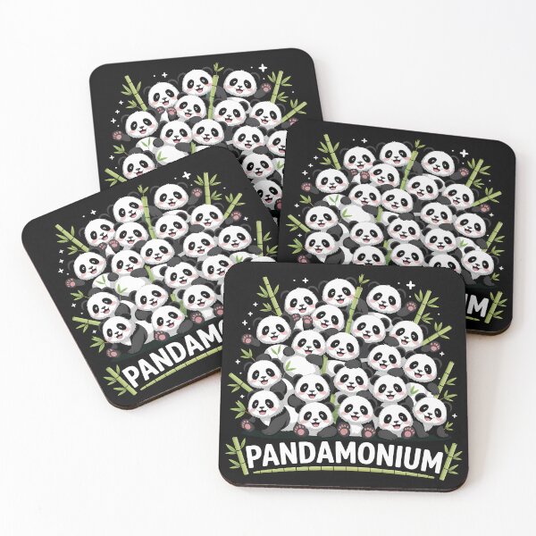 Item preview, Pandamonium – Cute Panda Bear Pile Pun Design designed and sold by LoFizzy.