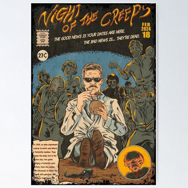 Item preview, Night of The Creeps designed and sold by BigChoiceID.