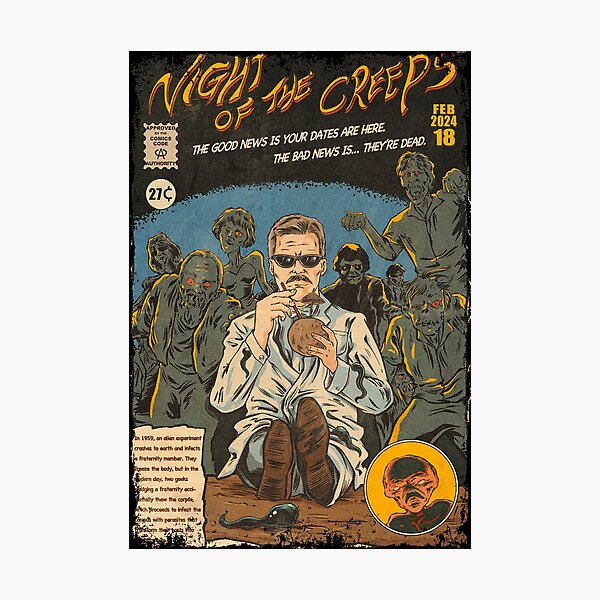 Item preview, Night of The Creeps designed and sold by BigChoiceID.