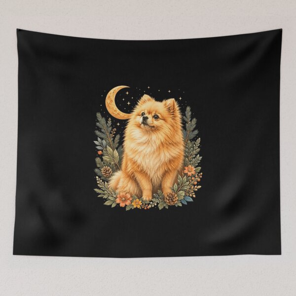 Item preview, Pomeranian Moon designed and sold by edafox.