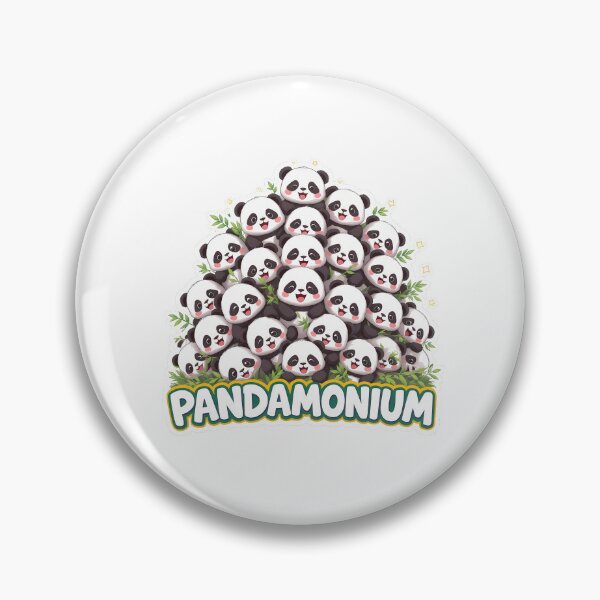 Item preview, Pandamonium – Cute Panda Bear Pile Pun Design designed and sold by LoFizzy.