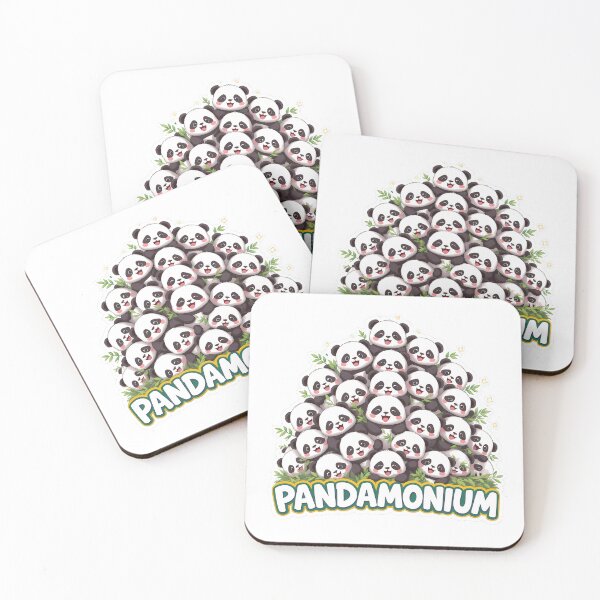 Item preview, Pandamonium – Cute Panda Bear Pile Pun Design designed and sold by LoFizzy.