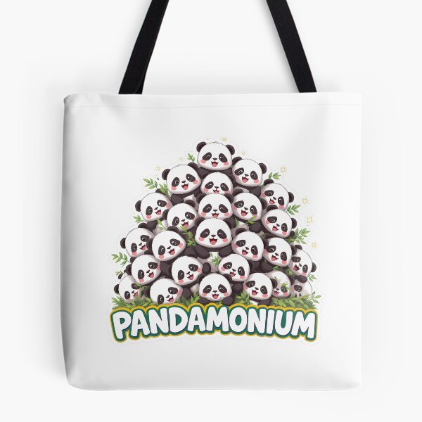 Item preview, Pandamonium – Cute Panda Bear Pile Pun Design designed and sold by LoFizzy.