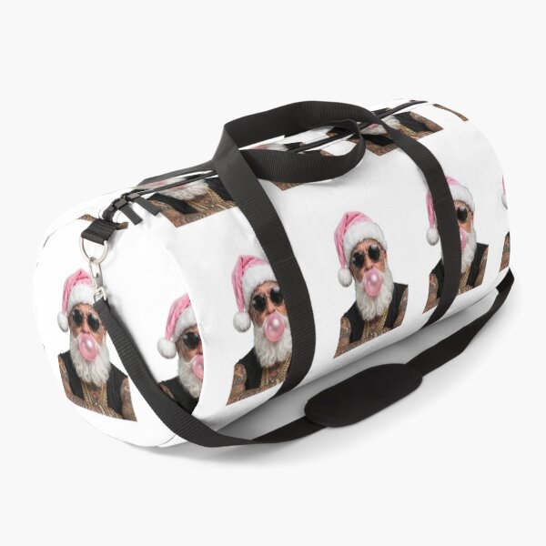 Item preview, Badass Tattooed Santa Blowing Pink Bubblegum - Gangster Christmas designed and sold by inkfluenceart.
