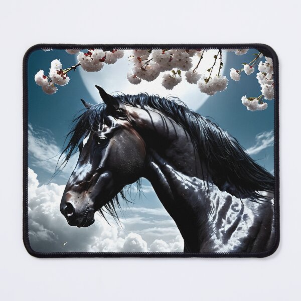 Item preview, But the big black horse said, "Look this way" - He said, "Hey lady, will you marry me?" 46 designed and sold by deep-sea-birds.