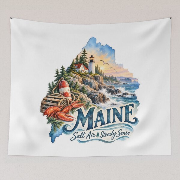 Item preview, Maine Salt Air Steady Sense designed and sold by Whimspired By Paxx.