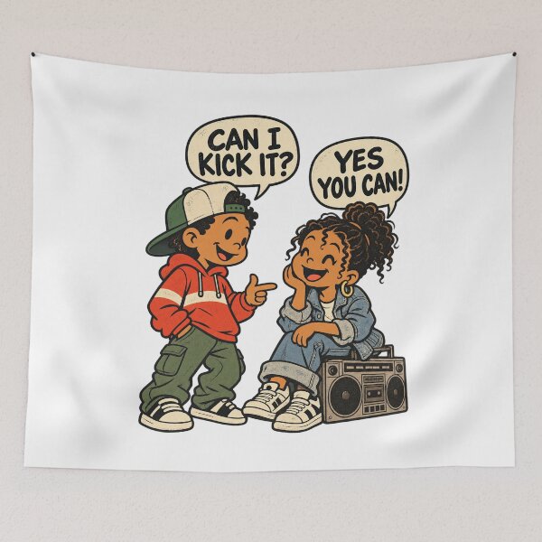 Item preview, Can I kick It - Yes You Can - Hip Hop designed and sold by LunaBeautiful.