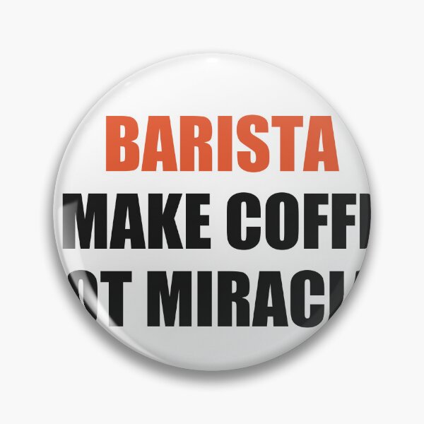 Item preview, Funny Barista Shirt I Make Coffee Not Miracles designed and sold by Alphakenon.